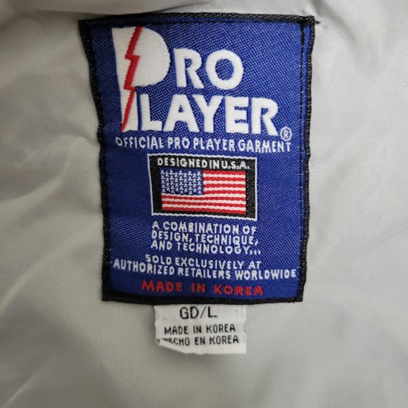 Vintage New England Patriots Pro Player Jacket Coat Windbreaker Size Large RARE - Picture 4 of 11